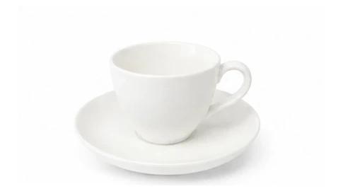 Airline chinaware cup and saucer