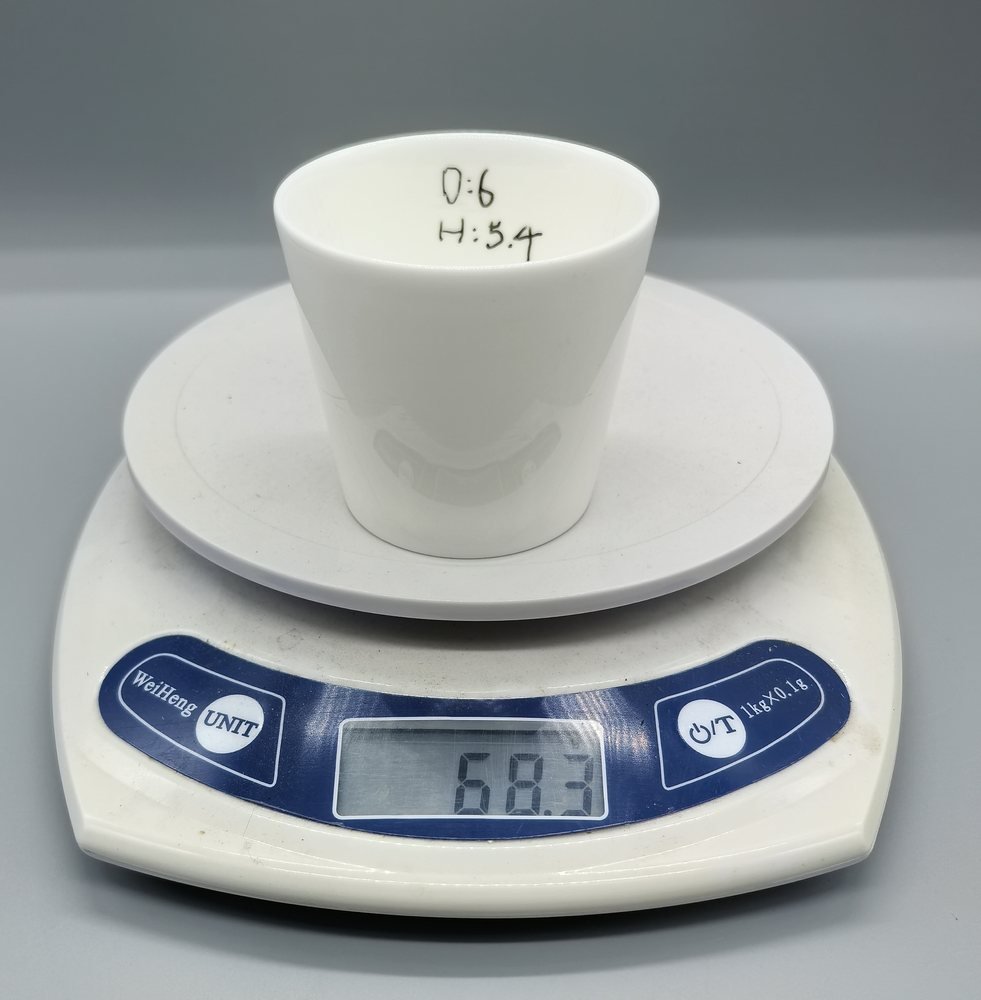Checking airline chinaware weight